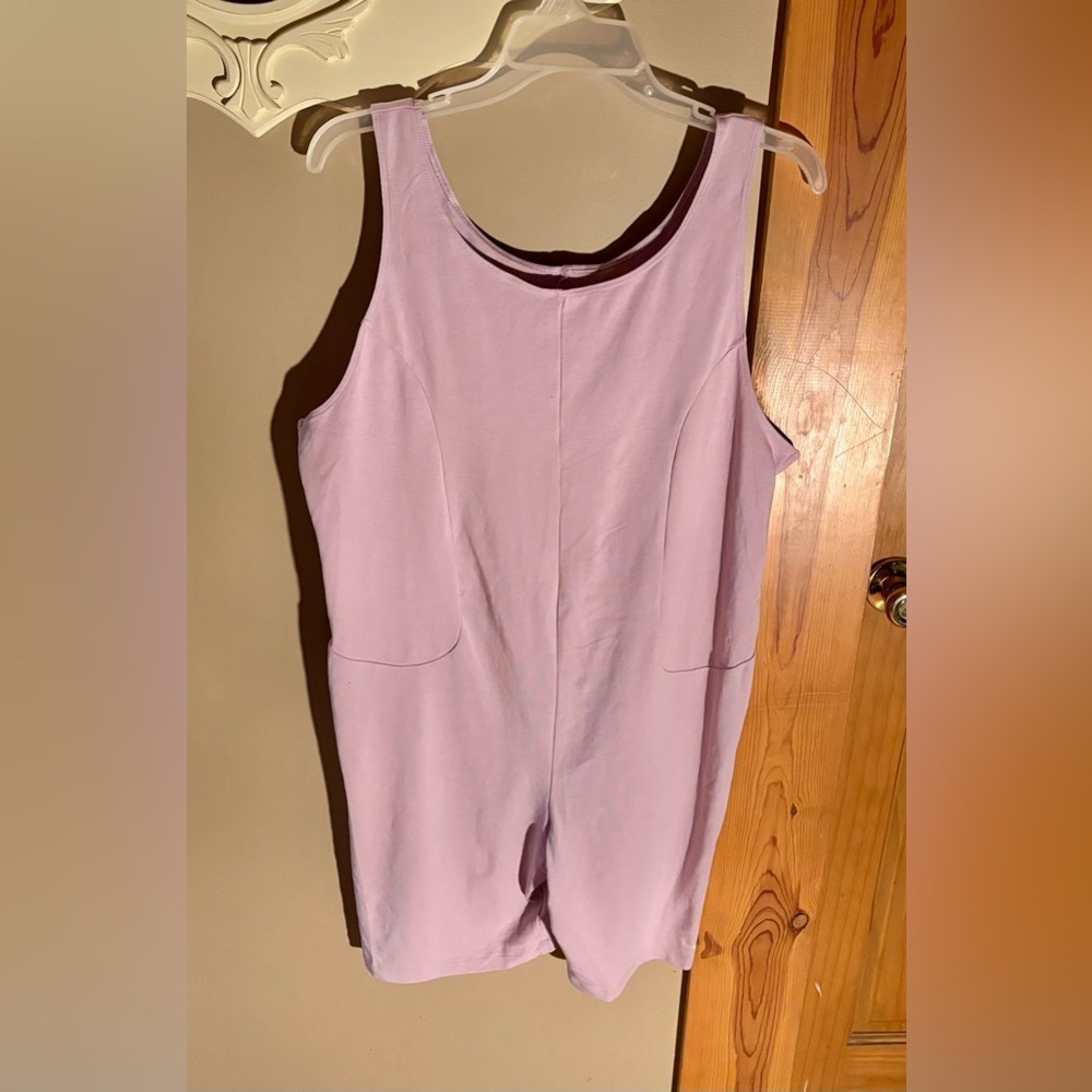 ⭐️Nike Icon Clash One Piece Unitard Romper Bodysuit in Pale Lavender 1X⭐️ NWOT